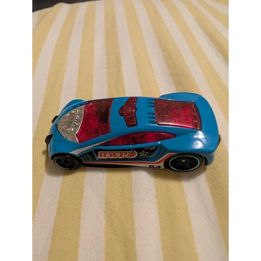 2015 HOT WHEELS SPEED TRAP #64 BLUE 1:64 DIECAST 2 5/8